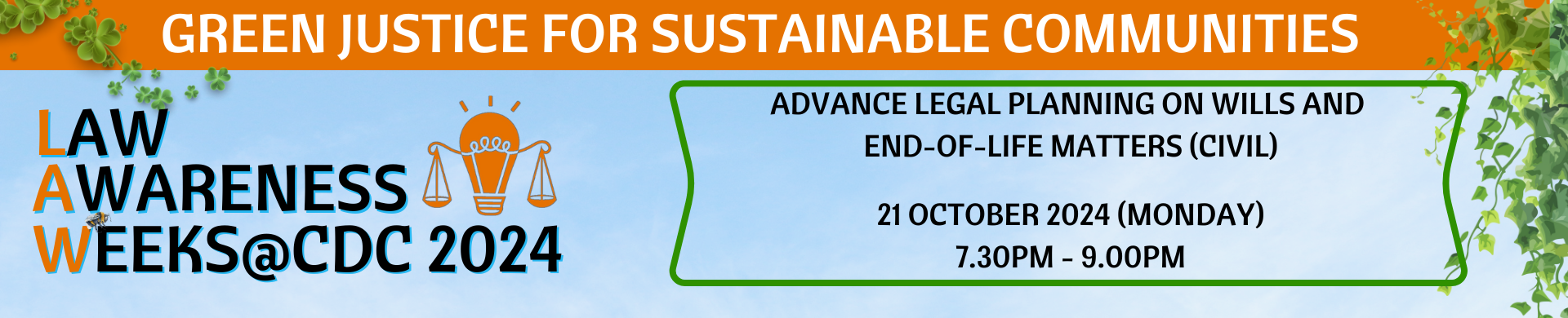 LAW@CDC 2024 - Advance Legal Planning on Wills and End-of-Life Matters (Civil)