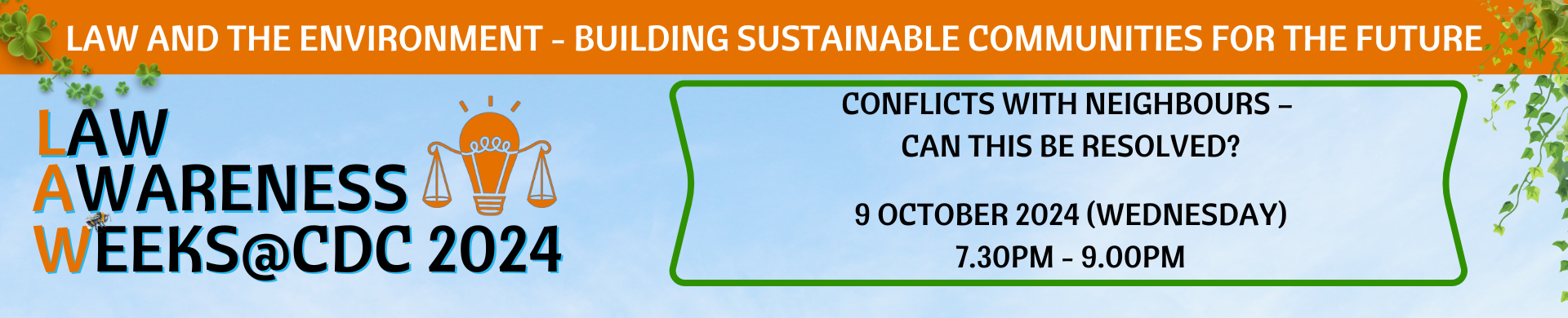 LAW@CDC 2024 - Conflicts with Neighbours – can this be resolved?